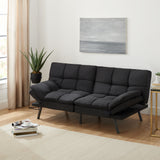 Memory Foam Futon Sofa Bed Couch Sleeper Convertible Foldable Loveseat