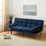 Memory Foam Futon Sofa Bed Couch Sleeper Convertible Foldable Loveseat