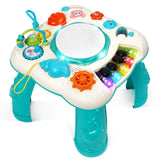 12.6" Musical Learning Table Set – 7-in-1 Ocean Activity Center for Babies 6–36 Months, Green