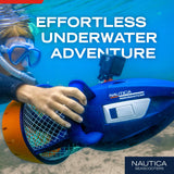 Nautica Navigator Underwater Seascooter – Battery Powered Marine Scooter for Kids, Pools & Lakes