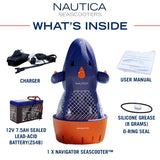Nautica Navigator Underwater Seascooter – Battery Powered Marine Scooter for Kids, Pools & Lakes