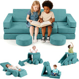 13-Piece INFANS Modular Kids’ Play Couch – Convertible Foam Fort-Building Sectional Sofa