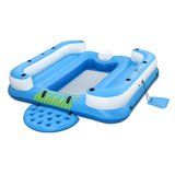 Ozark Trail Big 6-Person Inflatable Island – Large Floating Lake Lounge