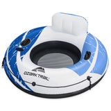 Ozark Trail Rapid Rider Single River Tube 48" with Mesh Seat, Backrest & Cup Holder