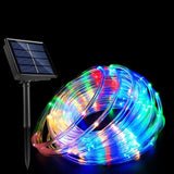 33 ft Solar Rope Lights – Waterproof Multicolor LED Fairy Lights