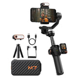 Hohem iSteady M7 AI Tracking Smartphone Gimbal Set w/ Touchscreen Remote Tripod