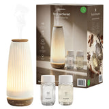 HoMedics SereneScent Waterless Ceramic Diffuser Set with 2 Fragrance Oils