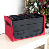 TreeKeeper 56-Ornament Storage Bag with 4 Removable Trays & Self-Standing Frame