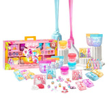 Gui Gui Tropical Slime Set, 42 Pieces with 10 Scented Slimes, Figures & Decorations