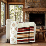 Pendleton Reversible Plush Throw Blanket, 50" x 70" Soft 600 GSM Multi Throw