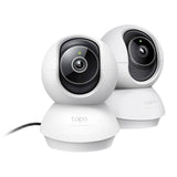 Tapo C230 3K 5MP Pan-Tilt Indoor Security Cameras, 2-Pack, AI Detection microSD