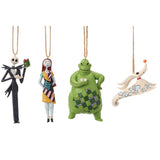 Jim Shore Disney Traditions Mickey and Friends Christmas Ornaments, Set of 4