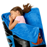 Youth 2-in-1 Slumber Bag with Faux Fur Reverse, Hello Kitty, Pokemon or Superman