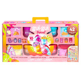 Gui Gui Tropical Slime Set, 42 Pieces with 10 Scented Slimes, Figures & Decorations