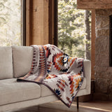 Pendleton Reversible Plush Throw Blanket, 50" x 70" Soft 600 GSM Multi Throw