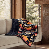 Pendleton Reversible Plush Throw Blanket, 50" x 70" Soft 600 GSM Multi Throw