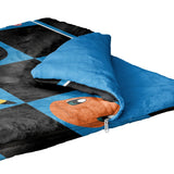 Youth 2-in-1 Slumber Bag with Faux Fur Reverse, Hello Kitty, Pokemon or Superman