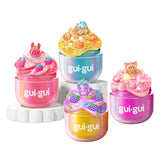 Gui Gui Tropical Slime Set, 42 Pieces with 10 Scented Slimes, Figures & Decorations