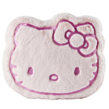 Kids Licensed Faux Fur Pillow & 50" x 70" Throw Set – Hello Kitty or Stitch