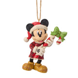 Jim Shore Disney Traditions Mickey and Friends Christmas Ornaments, Set of 4