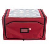 TreeKeeper 56-Ornament Storage Bag with 4 Removable Trays & Self-Standing Frame