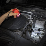 AutoReady 68-Pc Roadside Emergency Safety Kit with Booster Cables, Tire Inflator