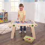 KidKraft Kraft Your Way Activity Station Set with Easel, Board, Building Surface