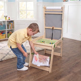 KidKraft Kraft Your Way Activity Station Set with Easel, Board, Building Surface