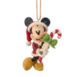 Jim Shore Disney Traditions Mickey and Friends Christmas Ornaments, Set of 4