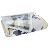 Pendleton Reversible Plush Throw Blanket, 50" x 70" Soft 600 GSM Multi Throw
