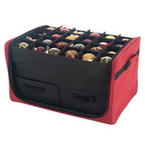 TreeKeeper 56-Ornament Storage Bag with 4 Removable Trays & Self-Standing Frame