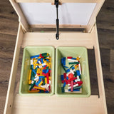 KidKraft Kraft Your Way Activity Station Set with Easel, Board, Building Surface