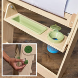 KidKraft Kraft Your Way Activity Station Set with Easel, Board, Building Surface