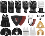 SHALL 102-Piece Oscillating Multitool Blade Kit with Storage Case