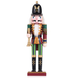 12" Wooden Nutcracker Soldier – Sword, Movable Jaw & Gift Box