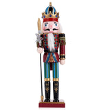 12" Wooden Nutcracker Soldier – Sword, Movable Jaw & Gift Box