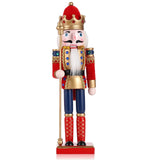 12" Wooden Nutcracker Soldier – Sword, Movable Jaw & Gift Box