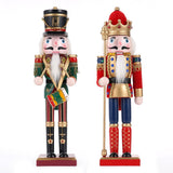 12" Wooden Nutcracker Soldier – Sword, Movable Jaw & Gift Box