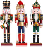 12" Wooden Nutcracker Soldier – Sword, Movable Jaw & Gift Box