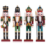 12" Wooden Nutcracker Soldier – Sword, Movable Jaw & Gift Box