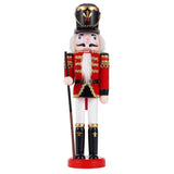 12" Wooden Nutcracker Soldier – Sword, Movable Jaw & Gift Box