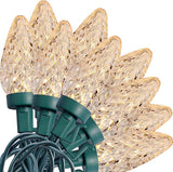 50 LED C9 Christmas String Lights, 24.5 ft Connectable Indoor & Outdoor Patio Holiday Lights
