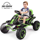VIBESPARK 36V 600W Electric Ride-On ATV for Kids Ages 5–12, Bluetooth and LED Lights
