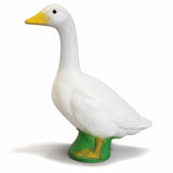 23" Wild Goose Garden Statue, White Porch Goose, Outfit-Compatible Plastic Lawn & Garden Figurine