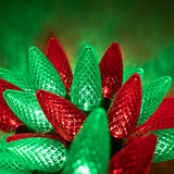 Wintergreen Lighting C9 Christmas Lights, 25-Ct 17FT LED String Lights for Holiday Decorations