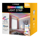 Xtreme Lit 100 ft Bluetooth RGBIC LED Strip Lights – 540 LED Smart Color-Changing Light Strip