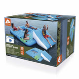 Ozark Trail Summer Slide 5-Person Inflatable Island with Detachable Water Slide, Mesh Seating