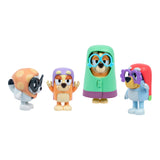 4-Pack 2.5"–3" Bluey Here Come the Grannies Poseable Figures – Madge, Janet, Rita & Gladys