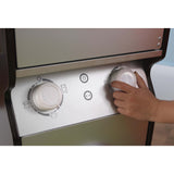 KidKraft Wooden Laundry Playset – Stacking Washer & Dryer, Iron, Basket & Chalkboard, Espresso