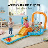 Inflatable Family Swimming Pool, Rectangular Above Ground Backyard Pool